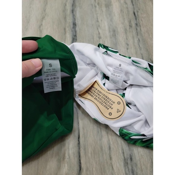 Grace Tempt Green High Waisted Bikini Small NWT - Picture 8 of 9